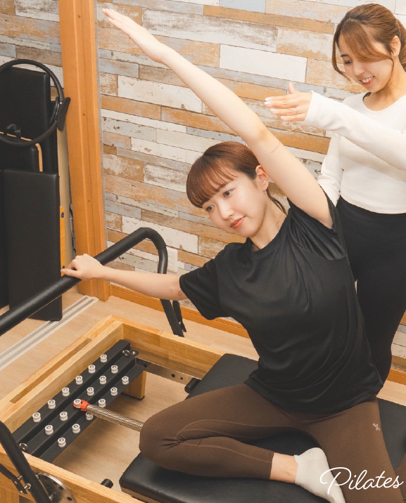 ピラティスセッションの様子